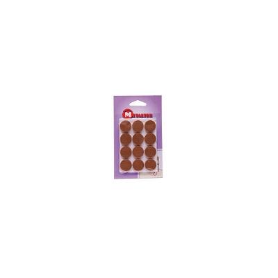 METALTEX  2047334 Patins de Feutre Argent 2,2 cm Lot de 12
