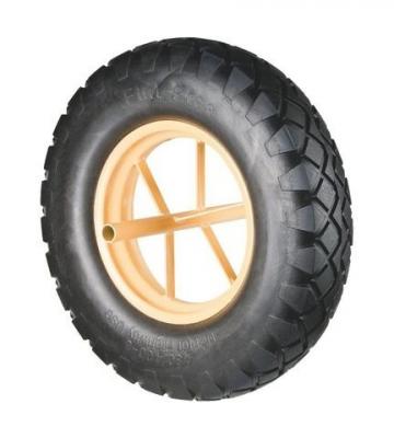 CAUJOLLE  - Roue de brouette increvable