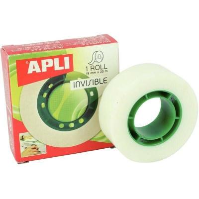  Apli 11036 Ruban adh&eacute;sif Celo invisible 19 mm x 33 m