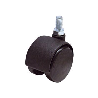 GUITEL Cime - Roulette twiny d. 40 mm &agrave; tige filet&eacute; M8x12 mm, hauteur 50 mm