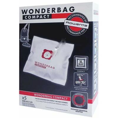 ROWENTA  - Sacs wonderbag compact (x5) (WB305140) Aspirateur moulinex tefal