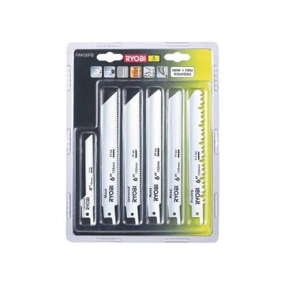 RYOBI Lames scie sabre assorties par 6 pour Scie electrique 