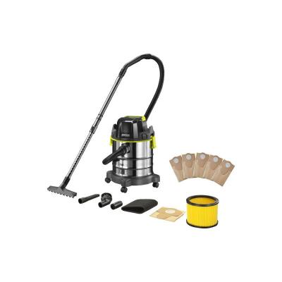 RYOBI Pack  - Aspirateur eau et poussi&egrave;re R18WDV-0 - 18V One Plus - sans batterie ni chargeur - Lot de 5 sacs poussi&egrave;re RAKWDV05 - 20L 