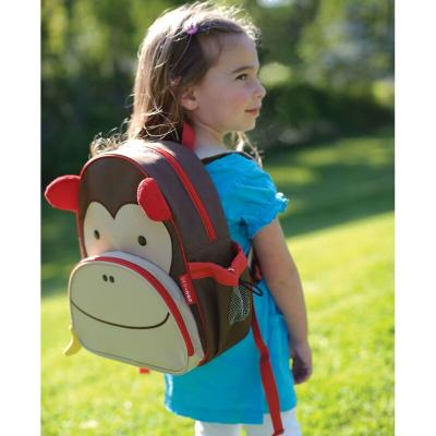 SKIP HOP Sac &agrave; dos enfant nikidom monkey marron