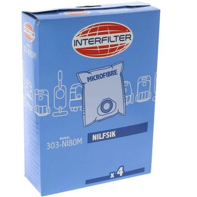 NILFISK Sacs aspirateur par 4 microfibres pour Aspirateur 