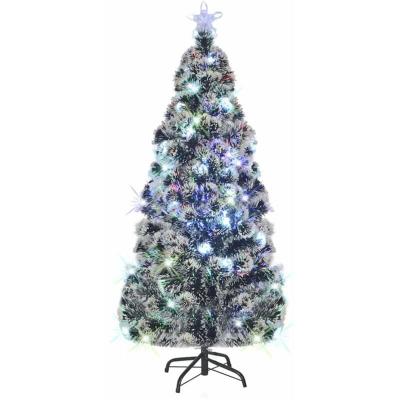 Arbre de No&euml;l artificiel et support/LED 150 cm Fibre optique