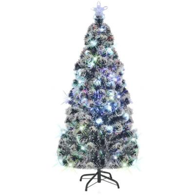Arbre de No&euml;l artificiel et support/LED 180 cm Fibre optique