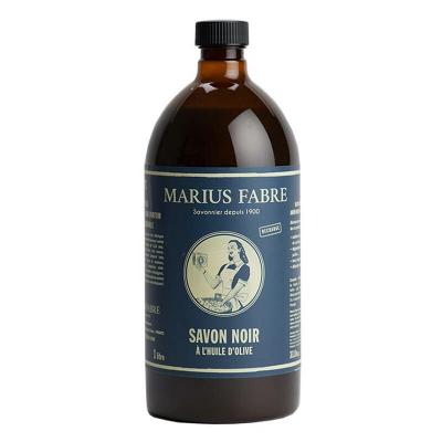  Savon noir liquide &agrave; l'huile d'olive 1 litre - - Marron -