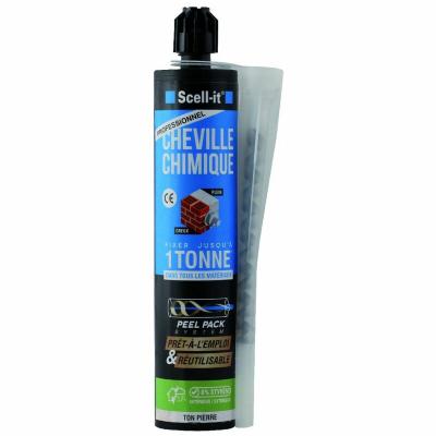 SCELL IT Cartouche de scellement chimique 280 ml avec accessoires 