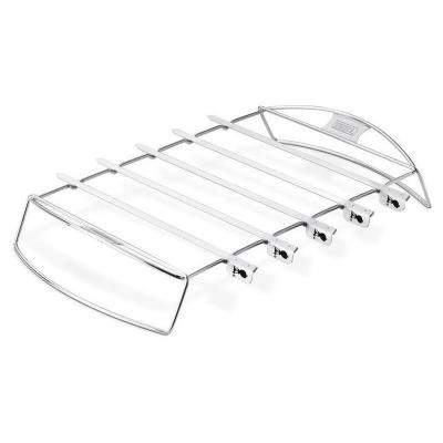 WEBER Jeu de 5 brochettes avec support - Acier inoxydable