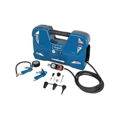  Compresseur portatif Scheppach AIR CASE 2L 1100 W 8 bars Livr&eacute; avec 12 accessoires une 