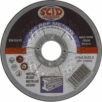 SCID Disques &agrave; tron&ccedil;onner  - M&eacute;taux - Diam&egrave;tre 115 mm - Al&eacute;sage 22,2 mm