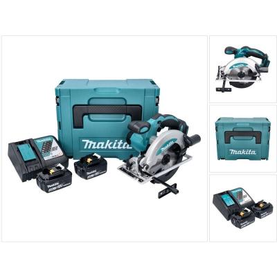 MAKITA Scie circulaire 18V lxt &Oslash;165 mm (2x4,0 Ah) en makpac  DSS610RMJ