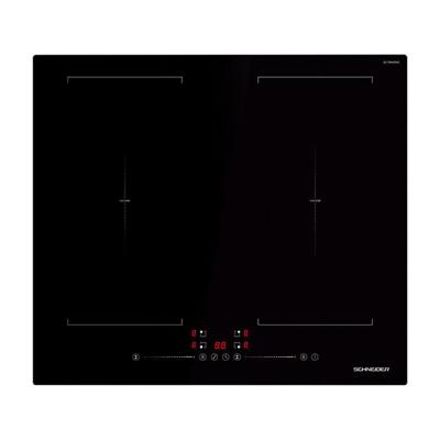 SCHNEIDER Plaque induction encastrable  SCTI642N0 7400 W Noir 