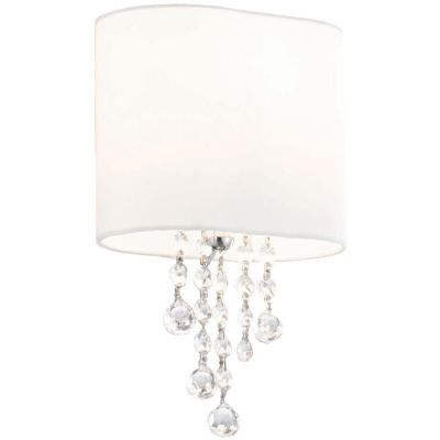 SEARCHLIGHT Applique simple NINA avec abat-jour tissu