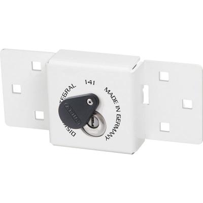 ABUS  141/200+26 Diskus int&eacute;gral Blanc + Cadenas pour voiture et camionnette