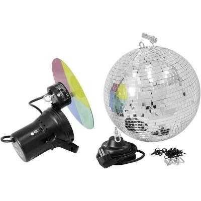 EUROLITE Set de boule &agrave; facettes 50101860 30 cm S07300