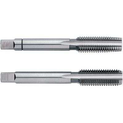 EXACT Lot de 2 tarauds &agrave; main m&eacute;triques fins HSS DIN 2181