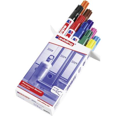 EDDING  marqueurs ind&eacute;l&eacute;biles 10 pcs multicolore 3000