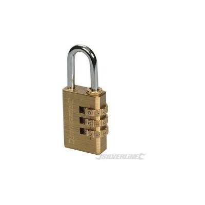 SILVERLINE  - Cadenas en laiton &agrave; combinaison, 3 chiffres, 3 Chiffres