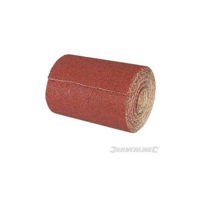 SILVERLINE  708199 Rouleau d'abrasif corindon 5 m Grain 120