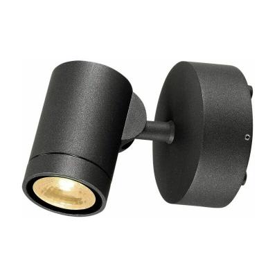 SLV MORE THAN LIGHT Helia, applique, simple, anthracite, 8w led, 3000k