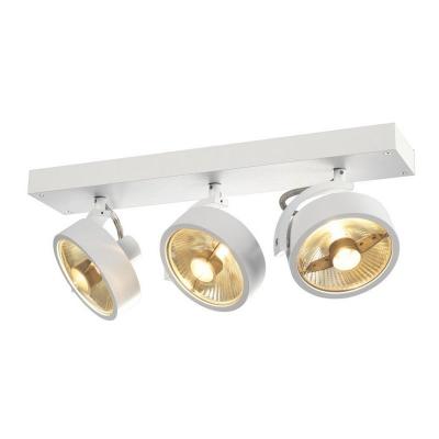 SLV Kalu, 3 spots, qpar111 plafonnier, blanc mat. es111, max. 3x75w