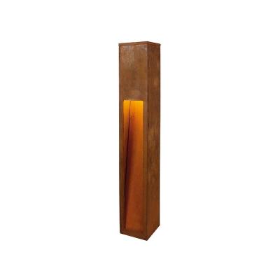 SLV Rusty slot 80, fonte rouill&eacute;e, e27 &eacute;co. &Eacute;nergie, max. 11w, ip44