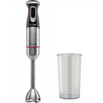 SOLAC mixeur plongeant 1200w gris/noir/rouge - s91603600 