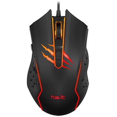 GAMENOTE Souris gaming pc gamer havit ms1027 2400dpi MS1027-FL