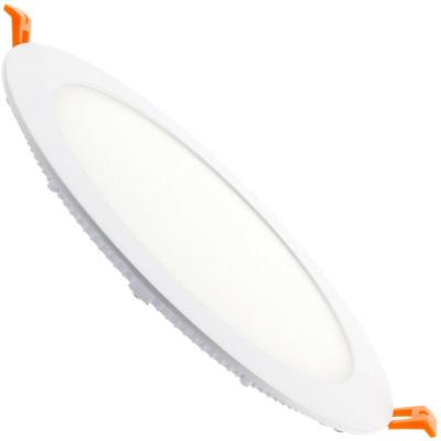 LEDKIA Dalle LED 18W Ronde Extra-Plate Coupe &Oslash; 205 mm 3000K Blanc chaud