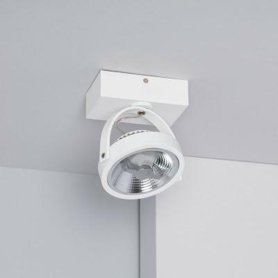 TECHBREY Spot LED Cree en Saillie Orientable AR111 15W Dimmable Blanc Blanc Neutre 4000K