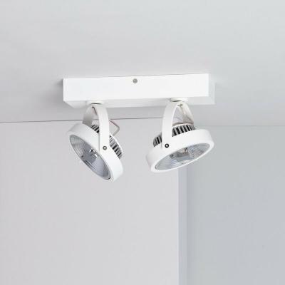 TECHBREY Spot LED Cree en Saillie Orientable AR111 30W Dimmable Blanc Blanc Neutre 4000K
