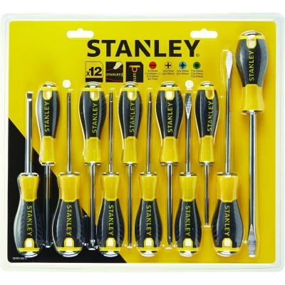 STANLEY  Jeu de 12 tournevis Essential