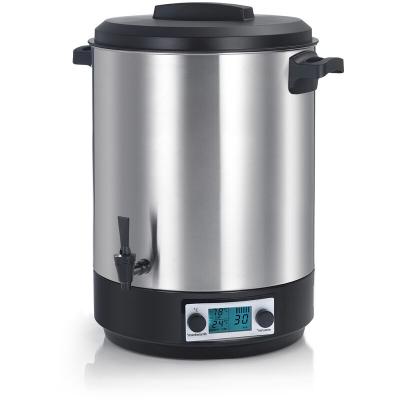 ROBBY St&eacute;rilisateur de bocaux &eacute;lectrique cuve inox avec ecran lcd, robinet et minuteur 45l 2500w