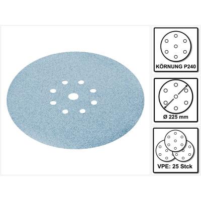 FESTOOL Stf D225/8 Granat Abrasifs planex P240 gr / 25 Pi&egrave;ces ( 499642 ) - 