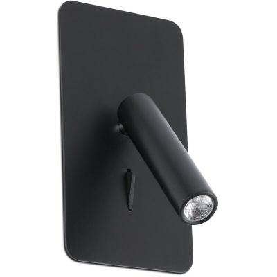 FARO BARCELONA Spot LED de lecture couleur noir SUAU Faro