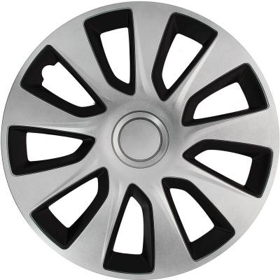 CAR + Car Plus hubcaps Washington 15 pouces ABS argent / noir jeu de 4