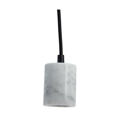 XANLITE Suspension &agrave; douille en marbre blanc, culot E27 - SDM01EW - 