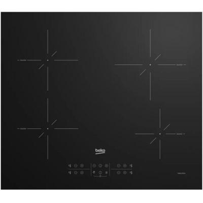 BEKO Table de cuisson induction 59cm 4 feux 7200w noir HII64200SMT