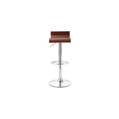Miliboo Tabouret de bar design en bois coloris noyer SURF V2