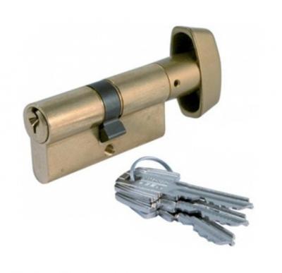 TESA  - Cylindre &agrave; bouton laiton TE5 60mm - 30x30mm - 503B3030L