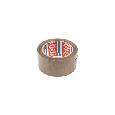 TESA Adh&eacute;sif d'emballage havane en PVC - longueur 66 m - 4120  Adh&eacute;sifs