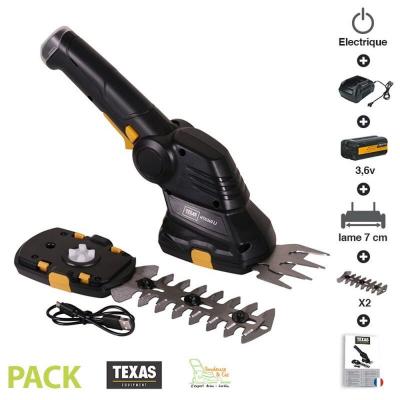 TEXAS  HTG 360 Li Taille-haie sans fil 3,6 V Longueur de lame 12 cm