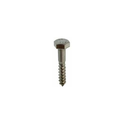 ACTON Vis bois t&ecirc;te hexagonale inox A2 10x70mm bo&icirc;te de 50 pi&egrave;ces