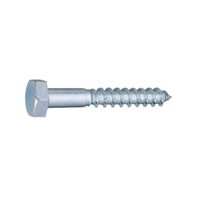 VISWOOD Vis bois t&ecirc;te hexagonal - &Oslash; 12 mm - 120 mm - Zingu&eacute; blanc - Bo&icirc;te de 25 pi&egrave;ces - 
