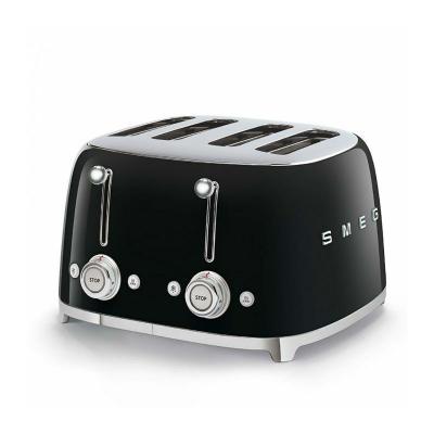 SMEG  - Toaster 4 Fentes 2000W Thermostat R&eacute;glable Noir - Noir
