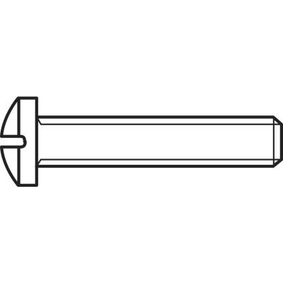 TOOLCRAFT Vis &agrave; t&ecirc;te bomb&eacute;e cruciformes DIN 7985