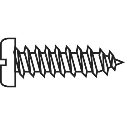 GENERIQUE Lot de 20 vis taraudeuses &agrave; t&ecirc;te Acier zingu&eacute; 2.9 mmx13 mm TOOLCRAFT