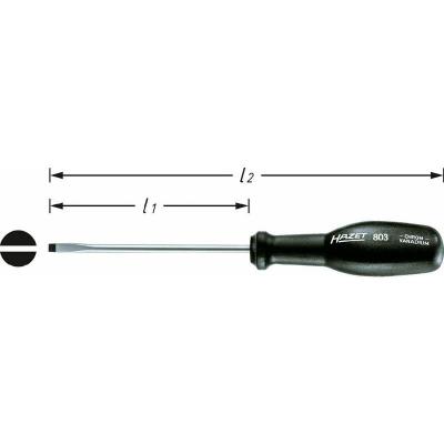 HAZET  803S-55 Tournevis trinamic/profil &agrave; fente Taille 1 x 5,5